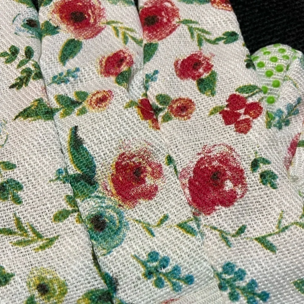 Garden Gangsta Floral Safety Yard Work garden Gloves funny breathable